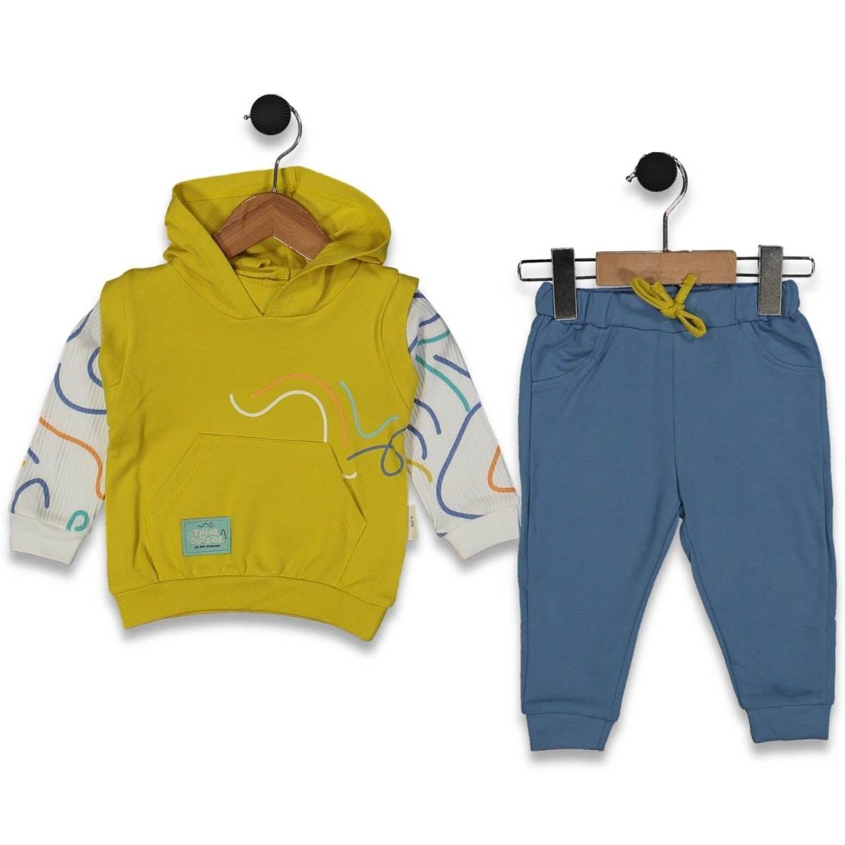 Necixs Süveterli Erkek Bebek Takım