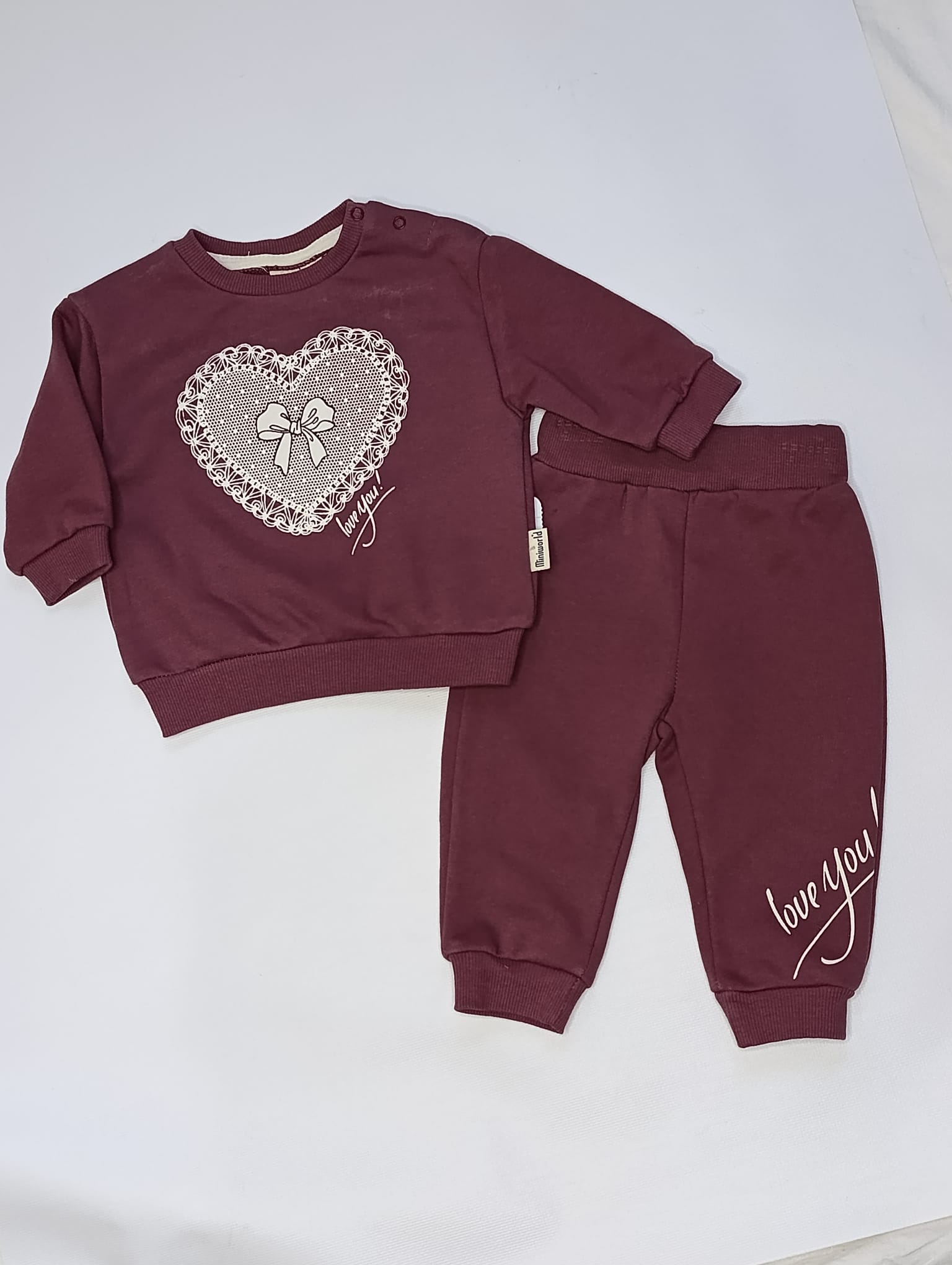 Kalp Baskılı Kız Takım